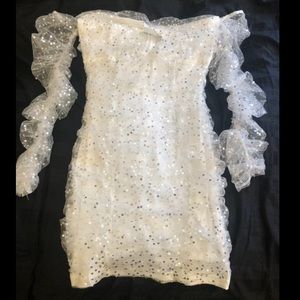 🦋White sequin angelic dress🦋